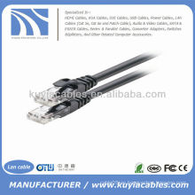 Negro RJ45 utp cat5e Patch Ethernet de moldeo Red Lan Cable